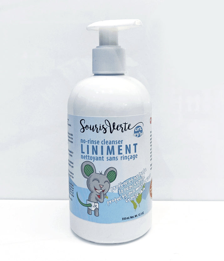 Liniment - Nettoyant sans rinçage - Souris Verte - 350ml
